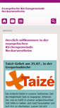 Mobile Screenshot of kirche-neckarwestheim.de